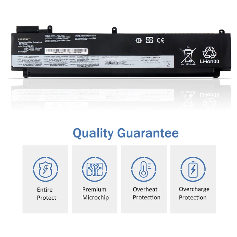 T460s Laptop Battery For Lenovo T470S 00HW024 00HW025 00HW022 | LUSONBAY