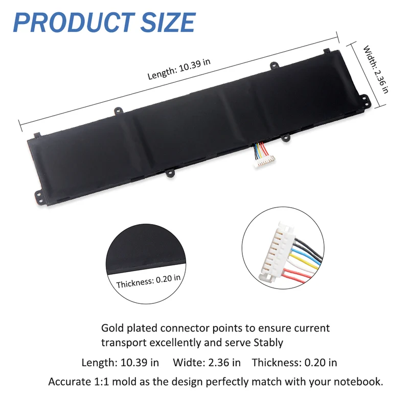 B31N1911 42WH Laptop Battery For ASUS VivoBook Flip 14 TM420IA TP470EA M413DA LUSONBAY UK SHIP