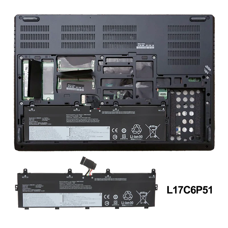 L17C6P51 01AV498 Laptop Battery For Lenovo ThinkPad P72 P73 Series Notebook | EU Stock