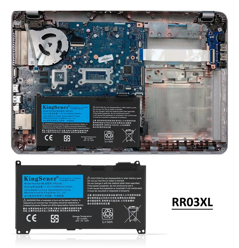 RR03XL Battery For HP ProBook 430 440 450 455 470 G4 HSTNN-PB6W | EU Stock