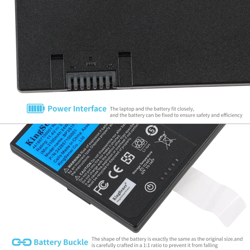Getac F110 Battery BP3S2P2100-S 2428636D0004 4418636D0001 48Wh