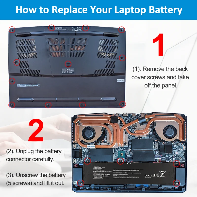 BTY-M57 Laptop Battery for MSI GP66 GP76 Leopard 10UG Series MS-17K3 — 15.2V 65Wh