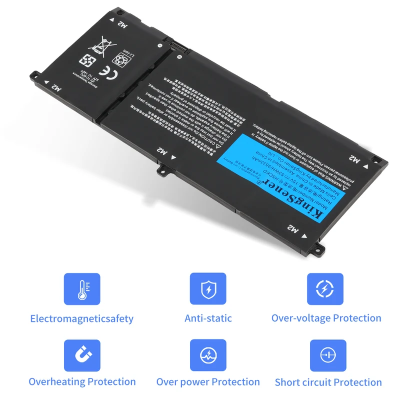 H5CKD 53Wh Battery for Dell Inspiron 5408 5508 Latitude 3410