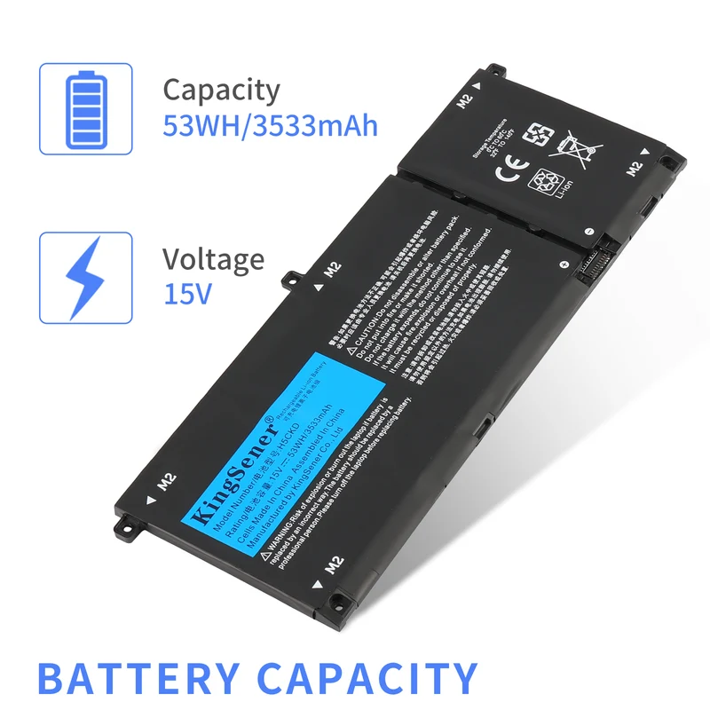 H5CKD 53Wh Battery for Dell Inspiron 5408 5508 Latitude 3410