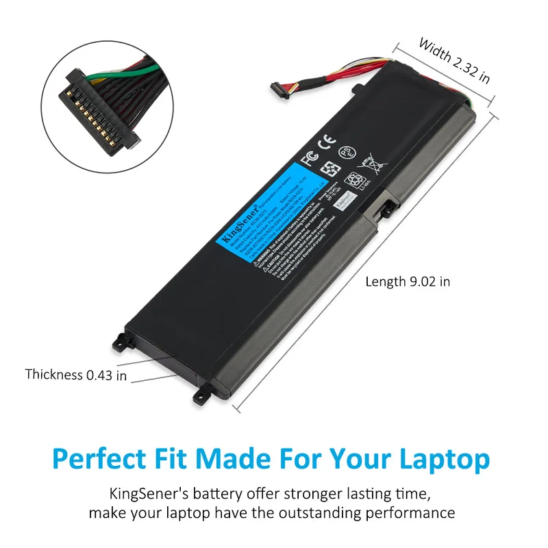 RC30-0270 Battery for Razer Blade 15 Base Stealth 2018 RZ09-03006 — 15.4V 65Wh