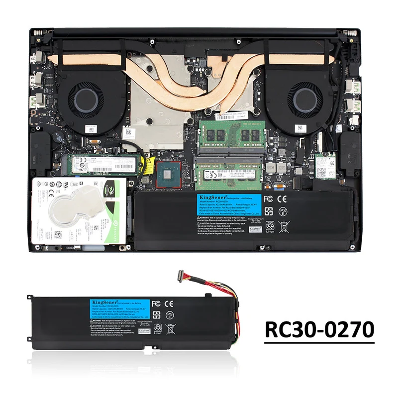 RC30-0270 Battery for Razer Blade 15 Base Stealth 2018 RZ09-03006 — 15.4V 65Wh