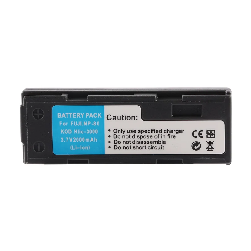 NP-80 Replacement Camera Battery For Fuji FinePix 6900 Zoom MX-1700 MX-1700Z NP80