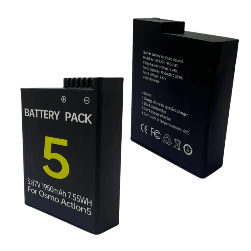 BCX204 Replacement Battery For DJI Osmo Action5pro