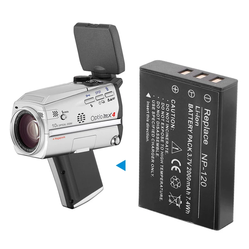 NP-120 Replacement Battery For FujiDigital Camera FinePix F11 FinePix M603 Fine