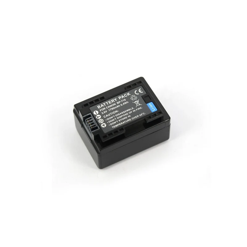 BP-718 Replacement Camera Battery For Canon HFR38 R36 R66 R606 R76 R706