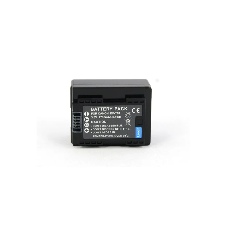 BP-718 Replacement Camera Battery For Canon HFR38 R36 R66 R606 R76 R706