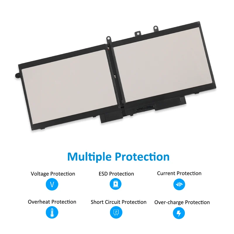 GJKNX 68Wh Battery For Dell Latitude 5480 5580 5280 5288 5488 5590 5591 5490 5491 5495 | PL Stock