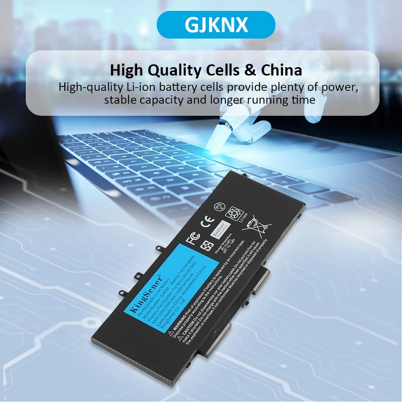 GJKNX 68Wh Battery For Dell Latitude 5480 5580 5280 5288 5488 5590 5591 5490 5491 5495 | PL Stock
