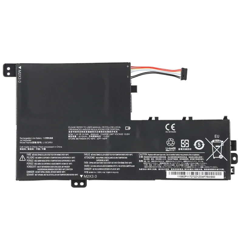 L15C3PB1 L14M3P21 L14L3P21 Battery for Lenovo IdeaPad 320S Flex 3 4 Yoga 510 — 11.4V