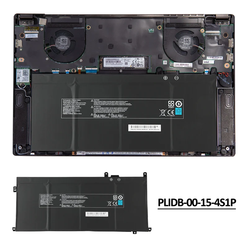 PLIDB-00-15-4S1P Laptop battery For Schenker Vision 15 ntel NUC M15