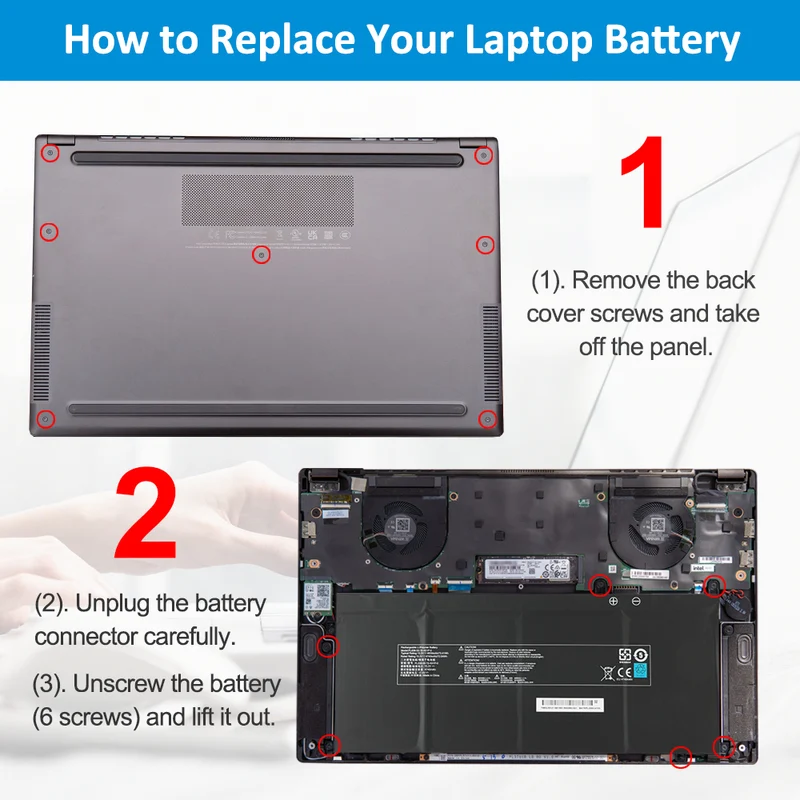 PLIDB-00-15-4S1P Laptop battery For Schenker Vision 15 ntel NUC M15