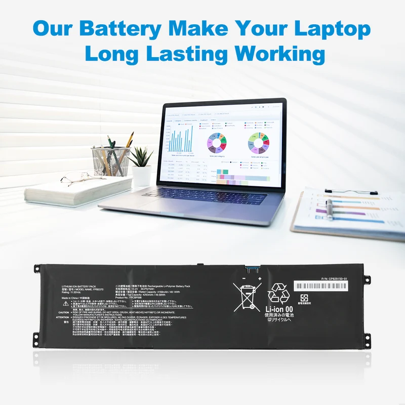FPCBP598 Replacement battery For FMVCH01001 FMVCH01002 FMVCH01003 FMVCH01004