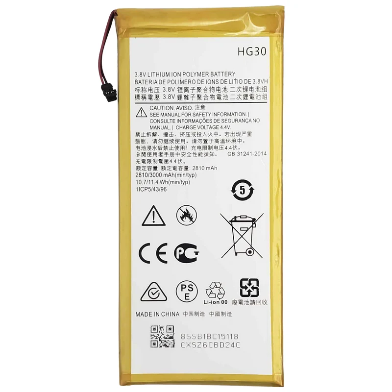 HG30 Replacement Phone Battery For Motorola G5S/G5S Plus/G6/G6 20Plus