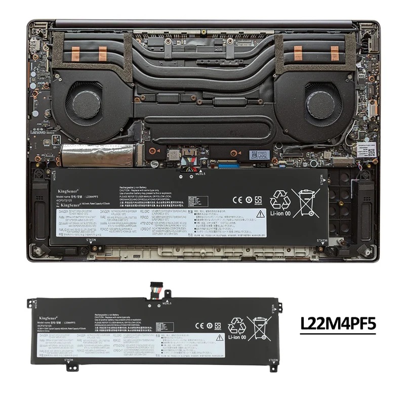 L22M4PF5 15.56V 75Wh Battery For Lenovo Laptop