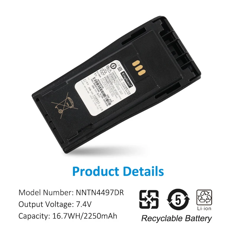 NNTN4497DR NNTN4496 Battery for Motorola EP450 EP450S DEP450 GP3688 GP3188