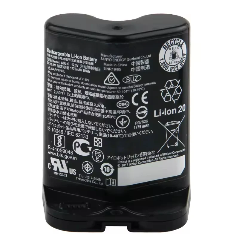 ABL-C Replacement Vacuum Cleaner Battery For iRobot Braava Jet M6 Series M611020