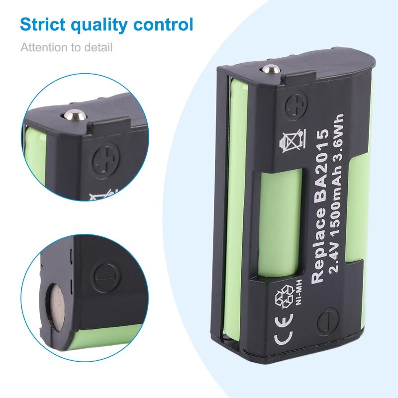 BA2015 Replacement Headphone Battery For Sennheiser G2