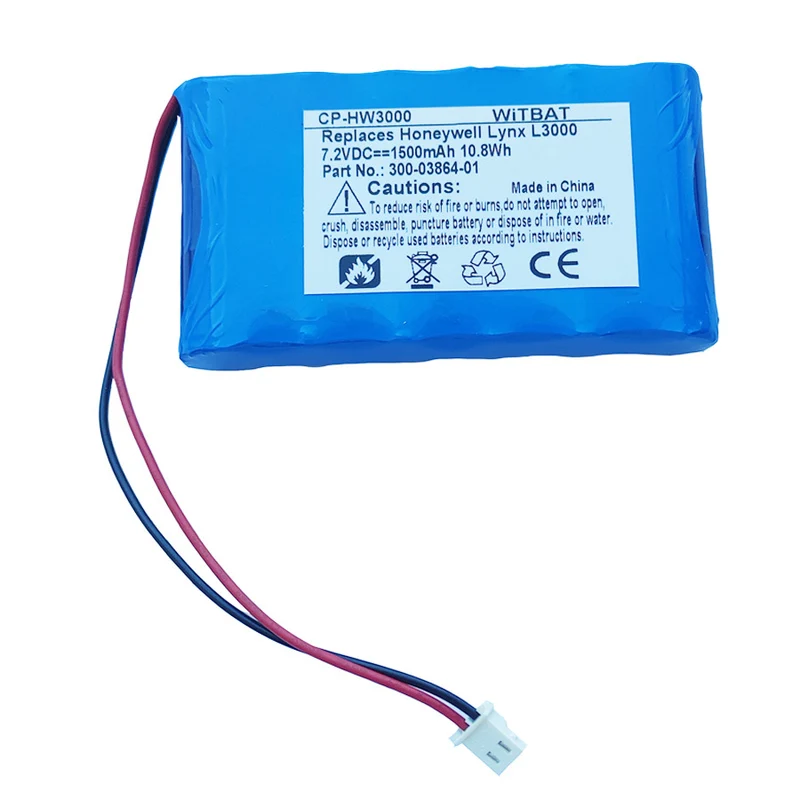 CP-HW3000 Replacement Battery For Honeywell Lynx L3000