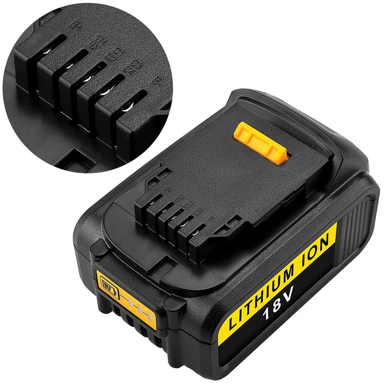 Replacement Power Tool Battery For Dew 18V DCB180 DCB205