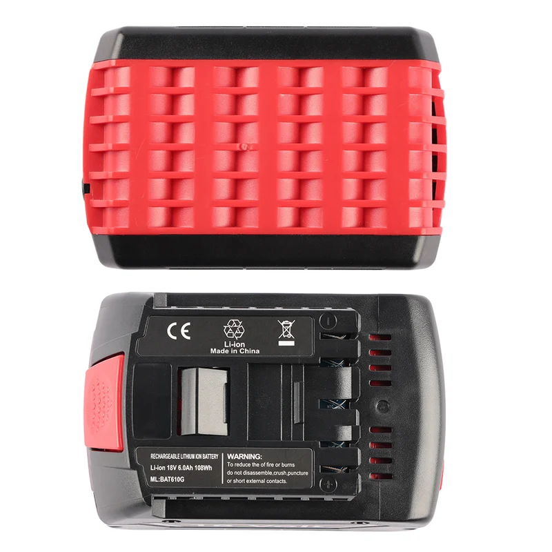 Replacement Power Tool Battery For BOSCH BAT610G BAT609 18V