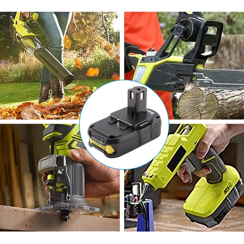 Replacement Power Tool Battery For RYOBI 18V /P103 /P108/