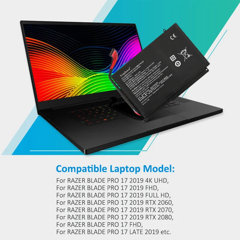 RC30-0220 Laptop Battery For RAZER BLADE PRO 17 2019 RTX 2060 2070 2080