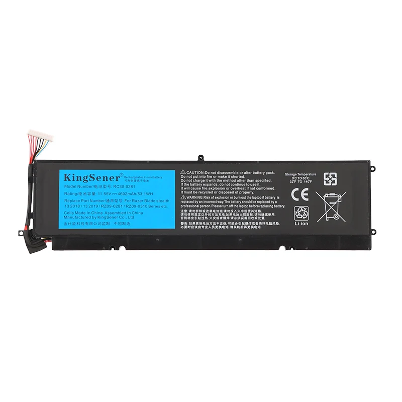 Razer Blade Stealth 12.5 Battery Replacement RC30-0196 11.55V 53.6Wh
