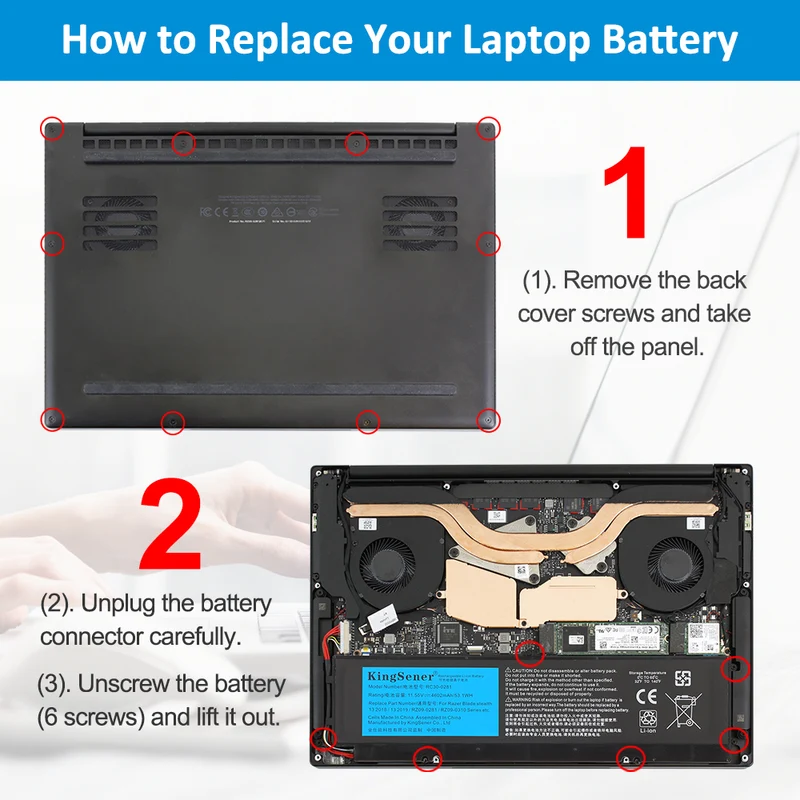 RC30-0281 Replacement Battery For Razer Blade Stealth i7-8565Ur Series