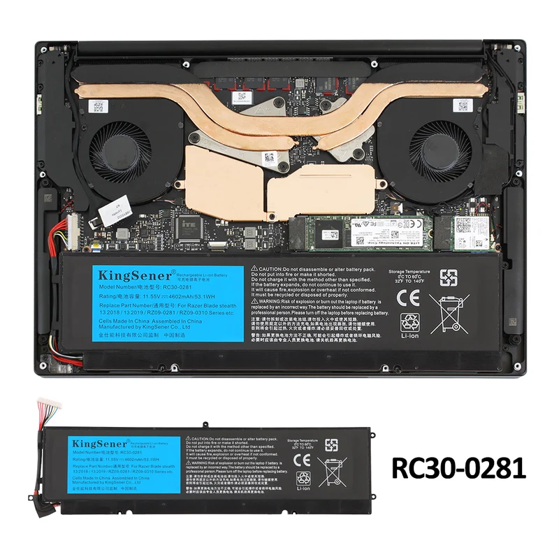 RC30-0281 Replacement Battery For Razer Blade Stealth i7-8565Ur Series