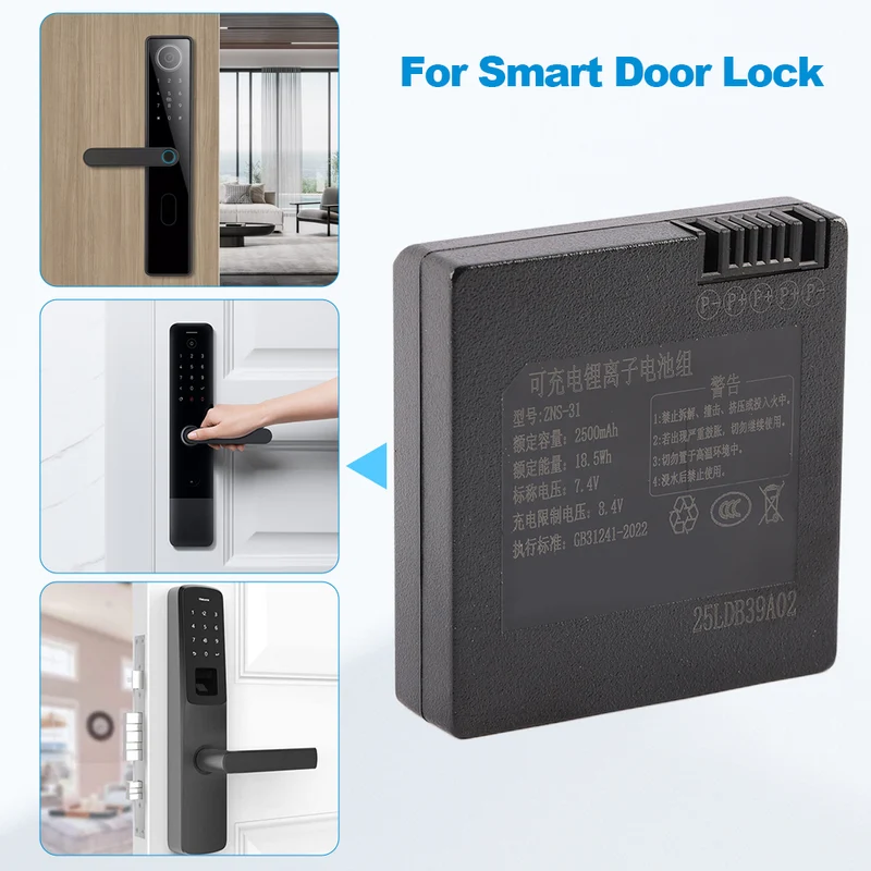 ZNS-31 Replacement Battery For Smart Door Lock P-P+P+P+P-