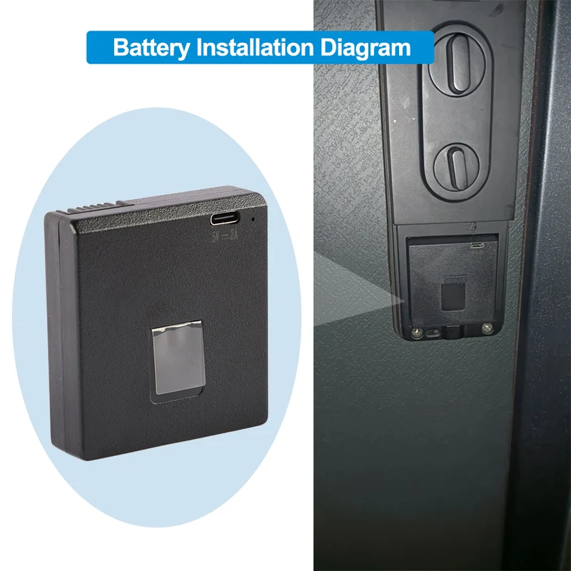 ZNS-31 Replacement Battery For Smart Door Lock P-P+P+P+P-