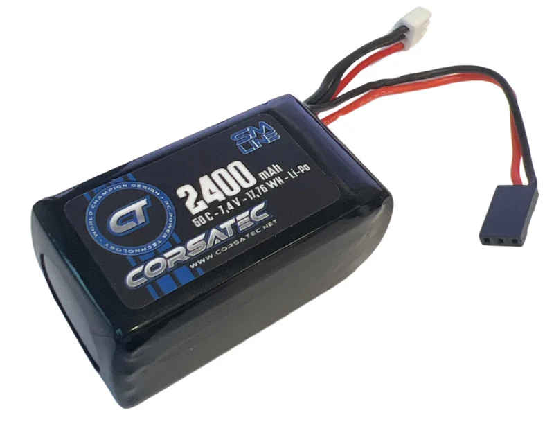 Corsatec Lipo de Réception Hump 2s 2400mah 7.4V CT10207