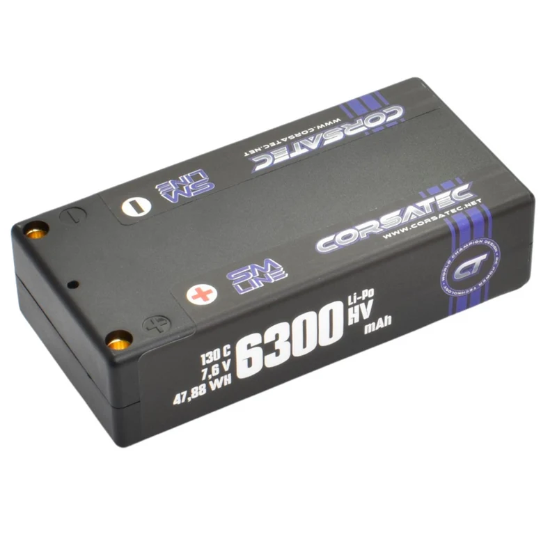 Corsatec Lipo 2s Shorty 6300mah HV 7.6V SM Line CT10101