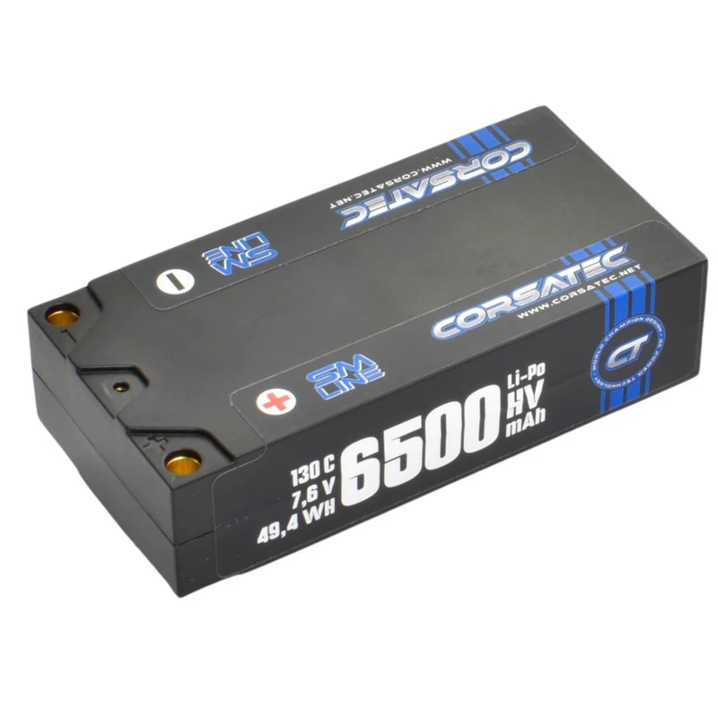 Corsatec Lipo 2s Shorty 6500mah HV 7.6V SM Line CT10108