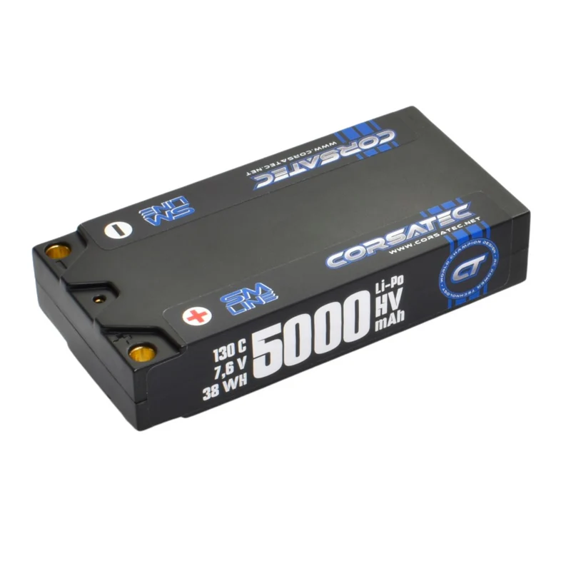 Corsatec Lipo 2s Shorty LCG 5000mah HV 7.6V SM Line CT10104