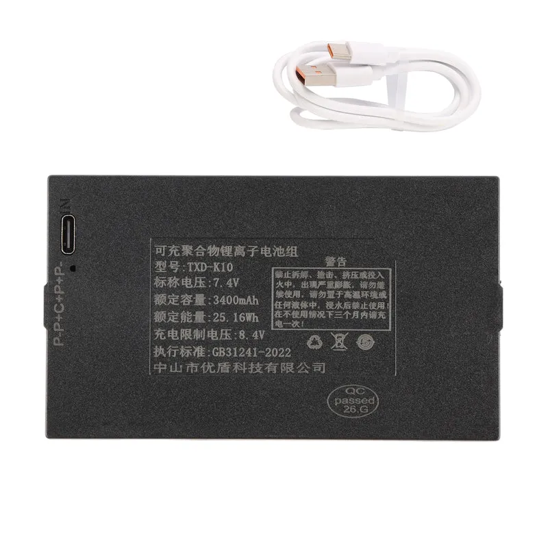 TXD-K10 LF-K10 3400mAh Replacement Battery For Smart Door Lock
