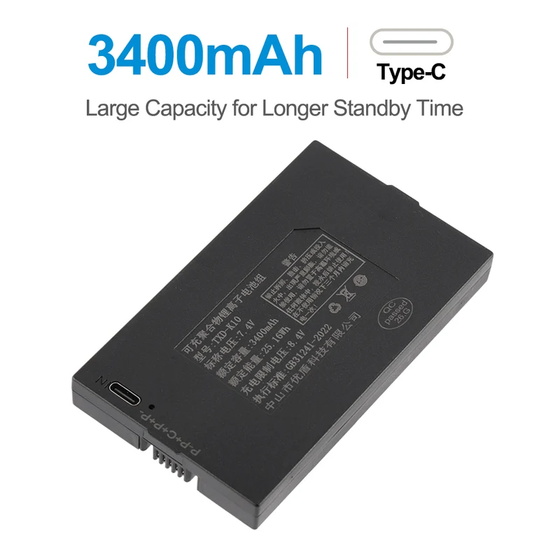 TXD-K10 LF-K10 3400mAh Replacement Battery For Smart Door Lock
