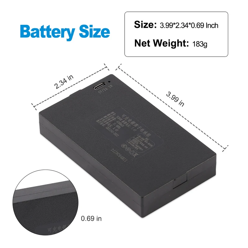 YC04B C+C- P-P+ 4200mAh Replacement Battery For Smart Door Lock