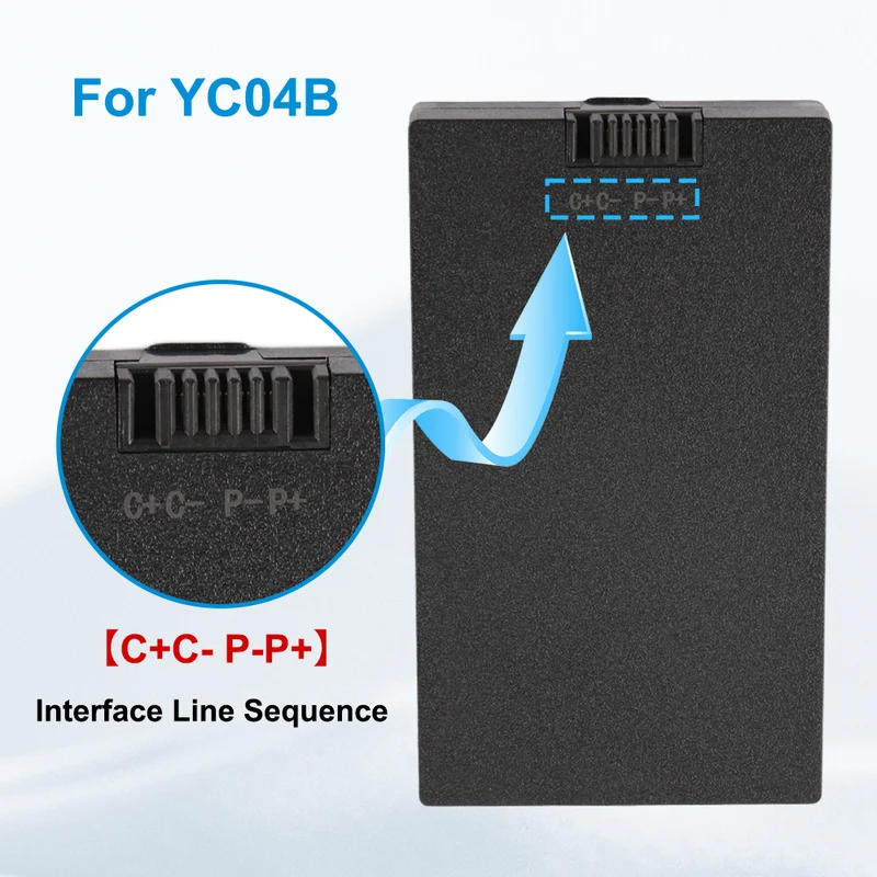 YC04B C+C- P-P+ 4200mAh Replacement Battery For Smart Door Lock