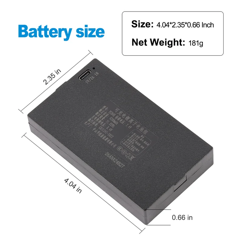 YC04E 4200mAh Replacement Battery For Smart Door Lock