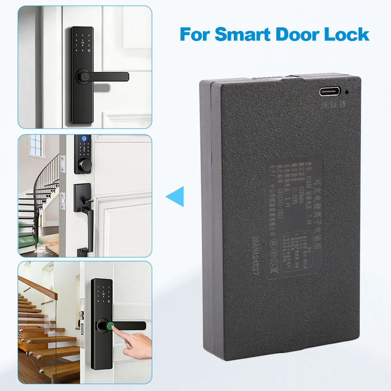 YC04E 4200mAh Replacement Battery For Smart Door Lock
