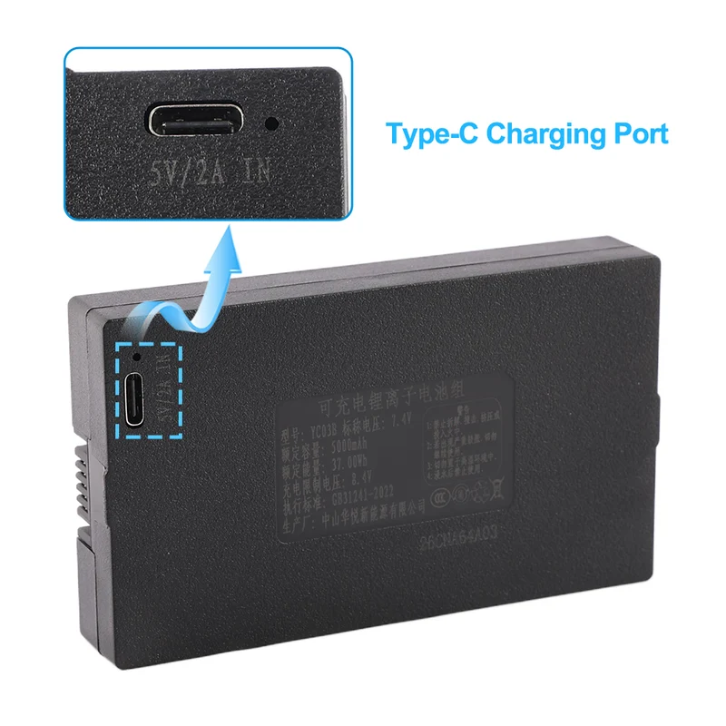 YC03B 5000mAh Replacement Battery For Smart Door Lock