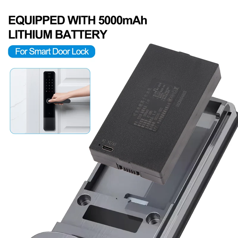 YC03B 5000mAh Replacement Battery For Smart Door Lock