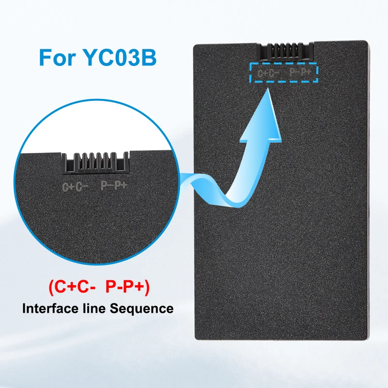 YC03B 5000mAh Replacement Battery For Smart Door Lock