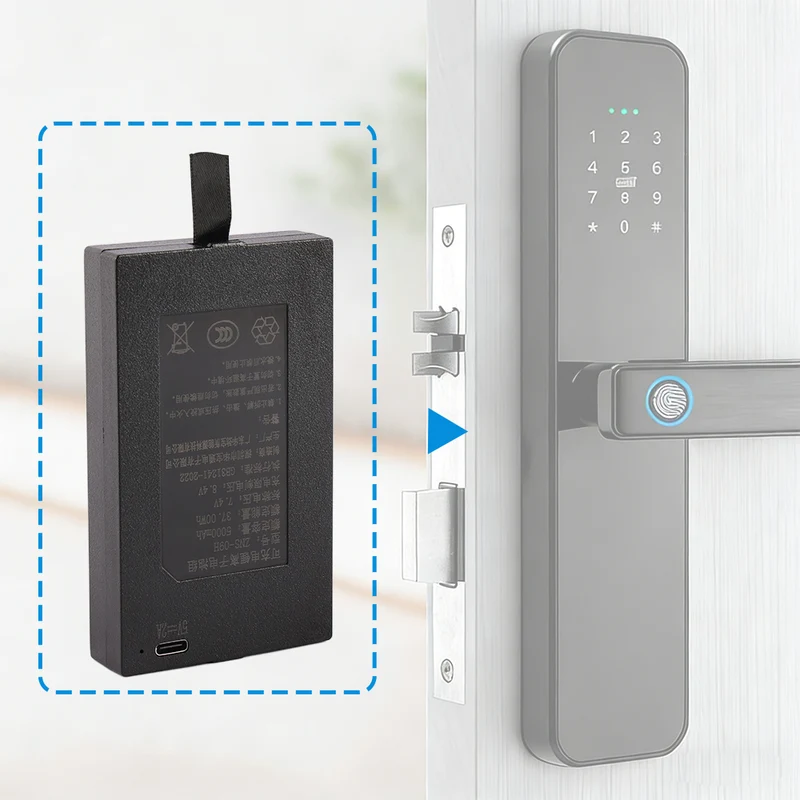 ZNS-09H 5000mAh Replacement Battery For Smart Door Lock